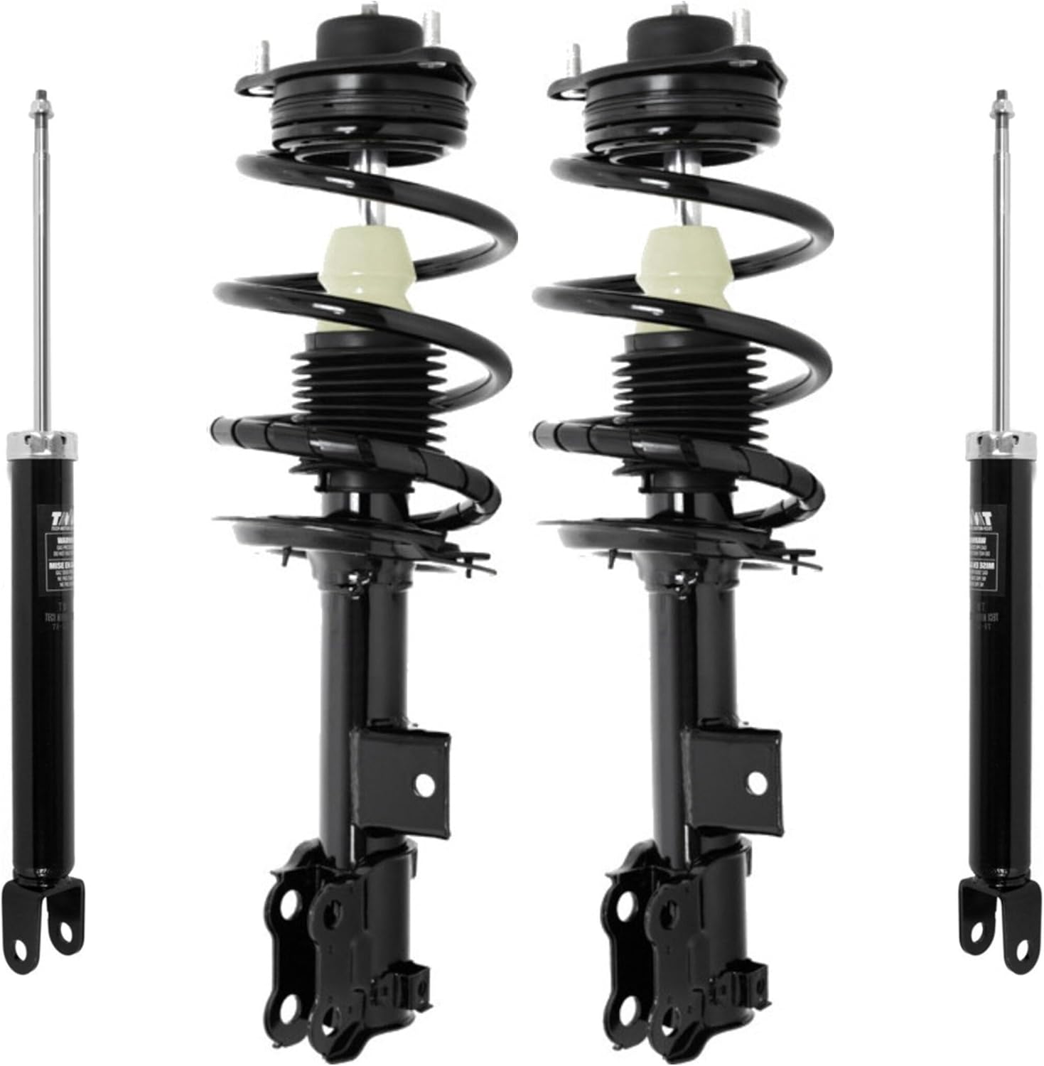 Kit complet d'amortisseurs avant et arrière avec jambes de force et ressorts hélicoïdaux Kia Optima Hyundai Sonata