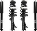 Kit complet d'amortisseurs avant et arrière avec supports de jambes de force et ressorts hélicoïdaux Chevrolet Malibu Impala Côté gauche et droit (conducteur et passager)