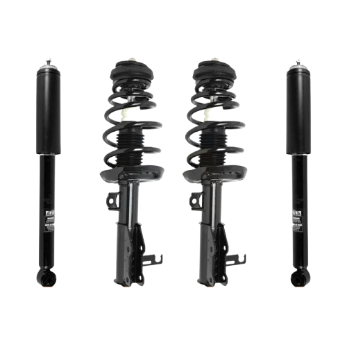 Kit complet d'amortisseurs avant et arrière avec supports de jambes de force et ressorts hélicoïdaux Chevrolet Malibu Impala Côté gauche et droit (conducteur et passager)