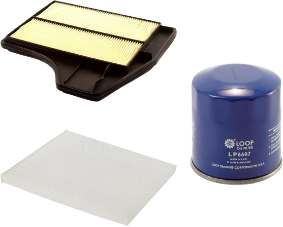 Kit de filtre à air + filtre d'habitacle + filtre à huile moteur Nissan Altima 2,5L