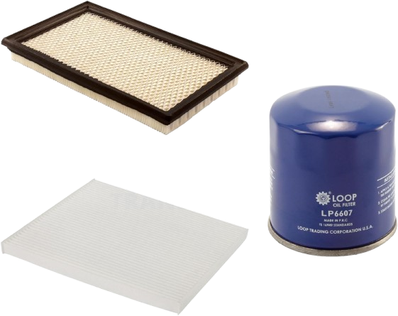 Kit de filtre à air + filtre d'habitacle + filtre à huile moteur Nissan Altima (3,5L) Murano Pathfinder