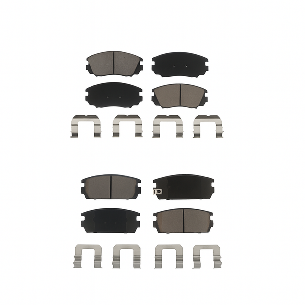 Kit de plaquettes de frein avant et arrière pour Chevrolet_GMC