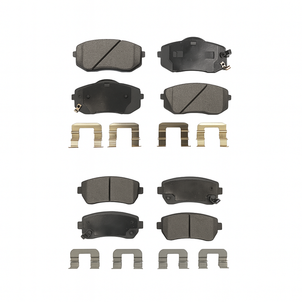 Kit de plaquettes de frein avant et arrière pour Hyundai_Kia
