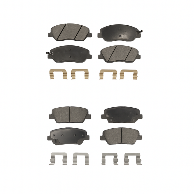 Kit de plaquettes de frein avant et arrière pour Kia_Hyundai