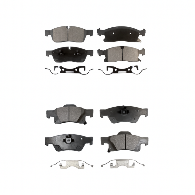 Kit de plaquettes de frein avant et arrière pour Jeep_Dodge