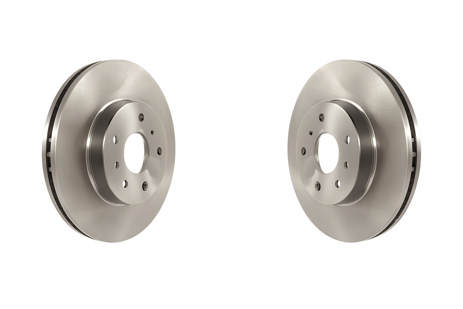 Paire de disques de frein avant pour Mazda