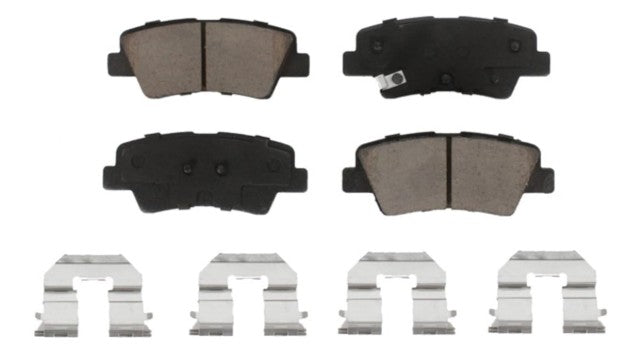 Plaquettes de frein arrière Hyundai Kia Elantra Optima Soul Sonata Forte Accent Rio Veloster GT Forte5 Cadenza Coupé Koup EV_Avec frein de stationnement électrique