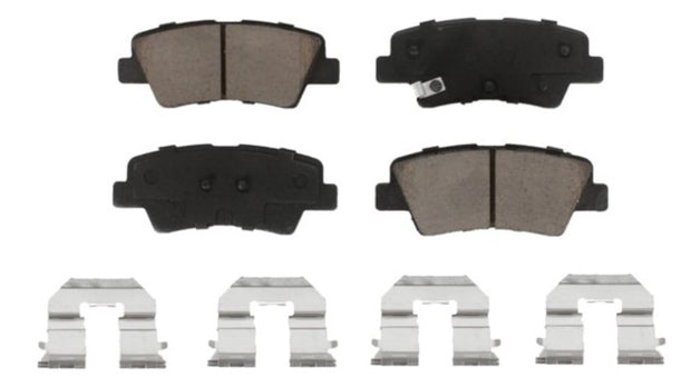 Plaquettes de frein arrière Hyundai Kia Elantra Optima Soul Sonata Forte Accent Rio Veloster GT Forte5 Cadenza Coupé Koup EV_Avec frein de stationnement électrique